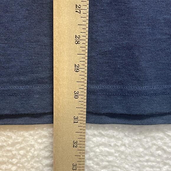 Travis Mathew Polo Shirt Mens XL Blue Contrast Pocket Pima Cotton Golf Casual - Picture 10 of 11